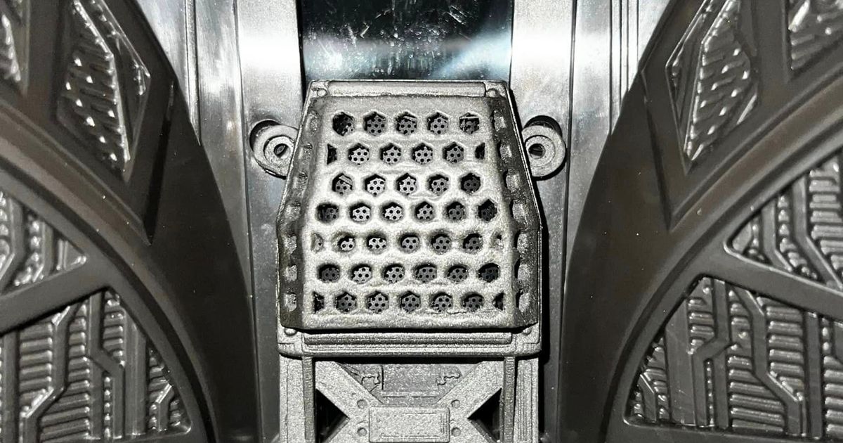 Mandalorian Mouthpiece Mic Boba Fett and Deathwatch by crmccall