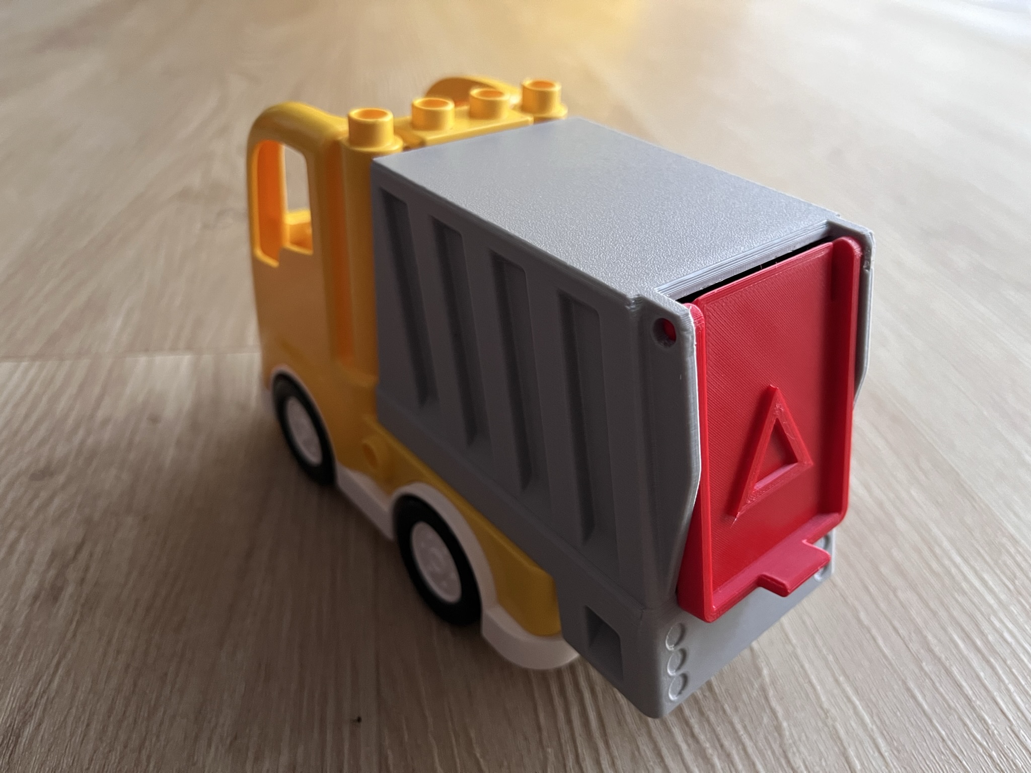 Duplo Popel Sk Auto Duplo Garbage Truck By Petr Zikmund Download Free Stl Model