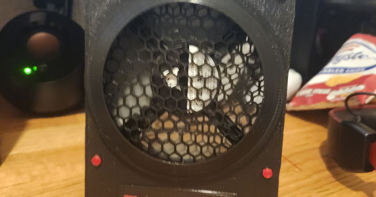 120MM desk Fan by Wesley Huelin Download free STL model