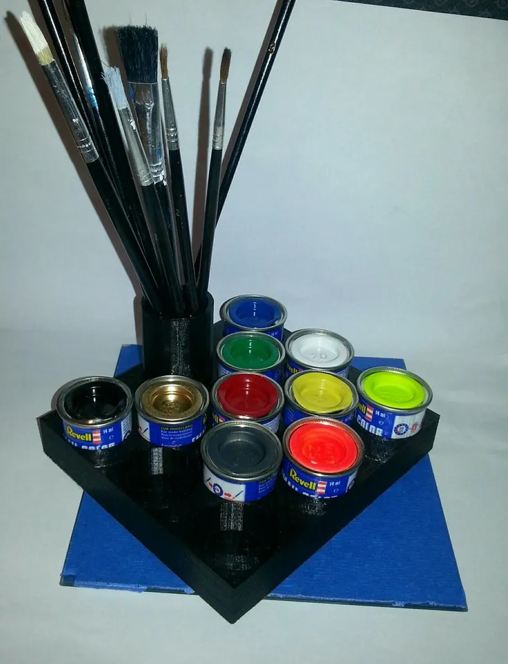 Revell Paint Organizer / Revell Farbhalter by froetz, Download free STL  model