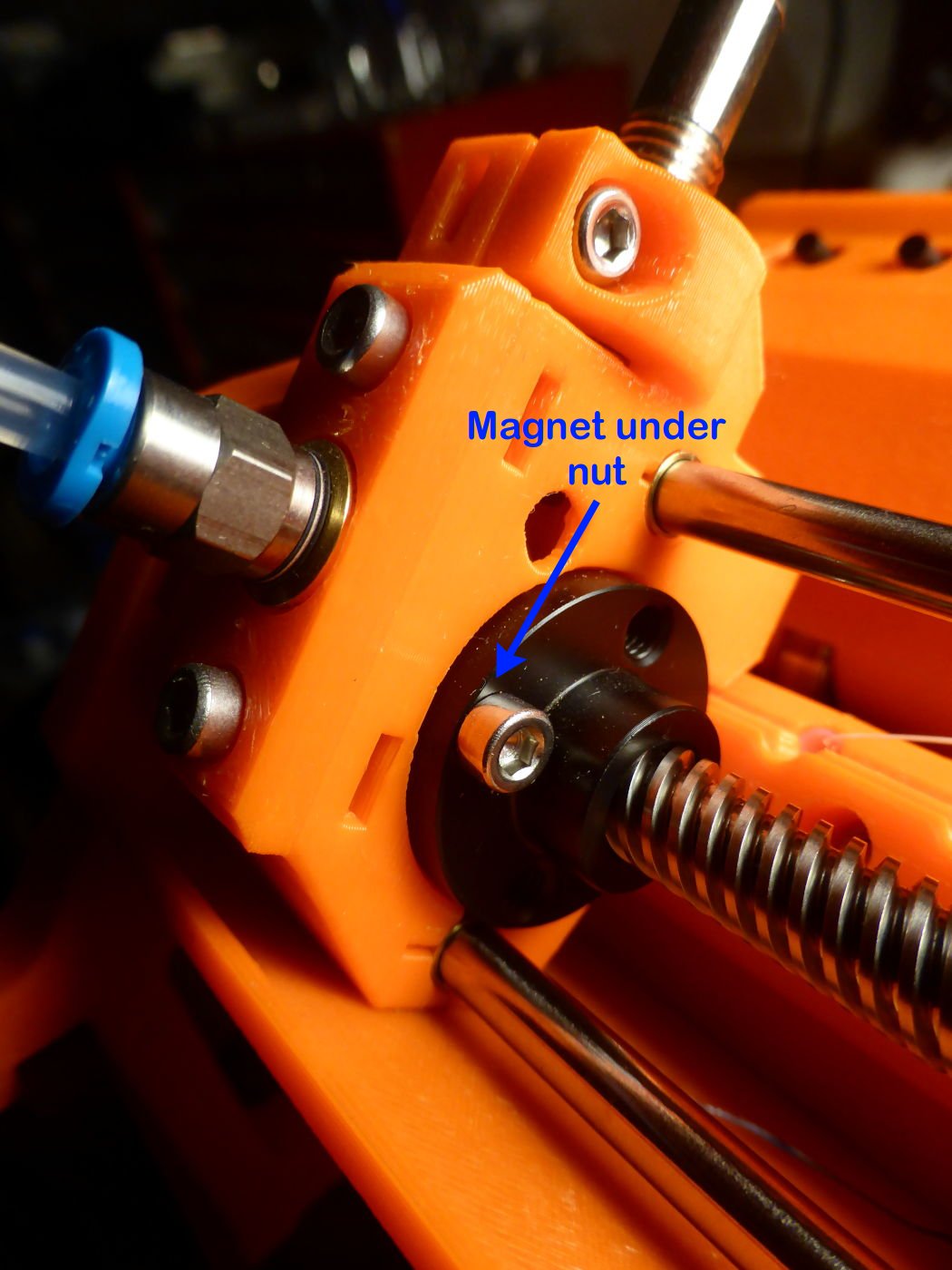 Prusa MMU2 selector Magnet Upgrade (R2)