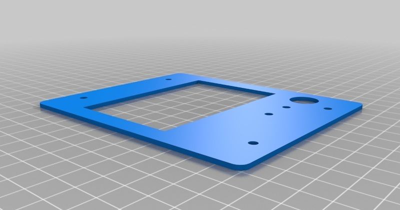 Lulzbot Taz 5 LCD Cover by RustyNutsDesigns | Download free STL model ...