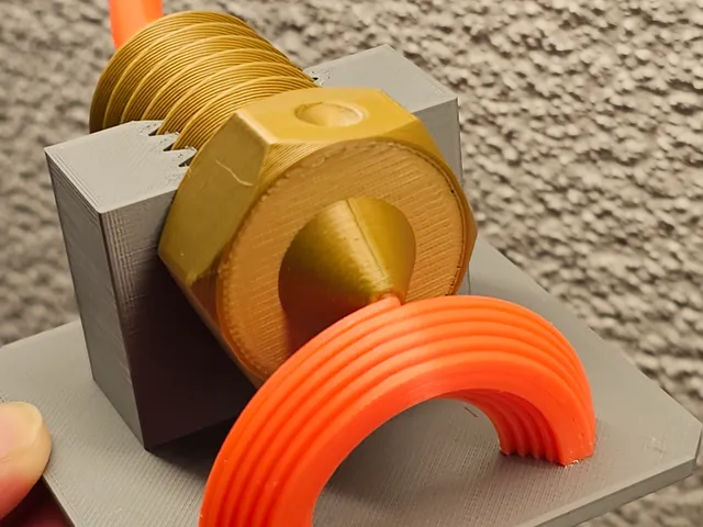 E3D 0,4mm nozzle sign, scaled up 5 times