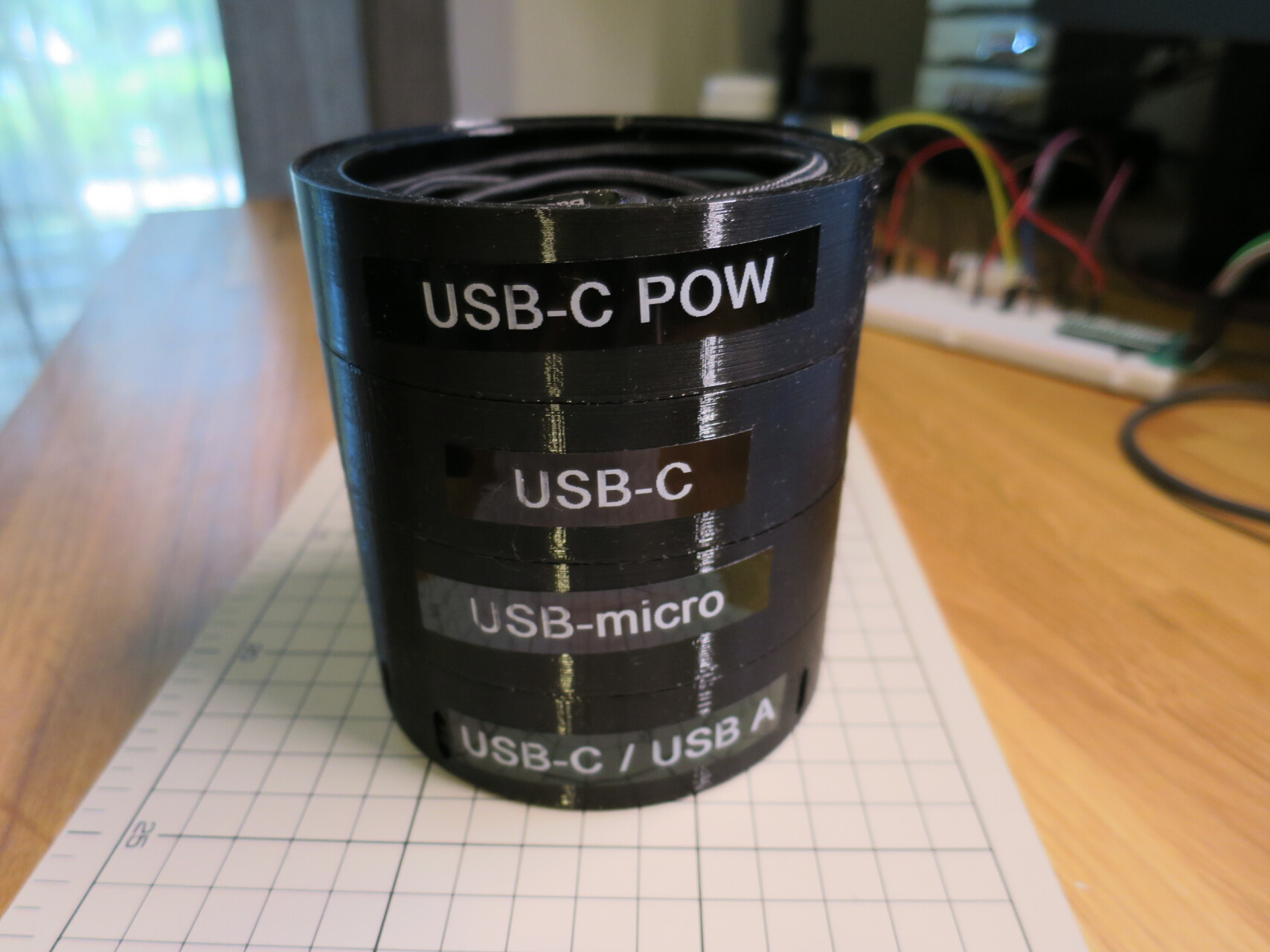 Cable Can - stackable cable storage