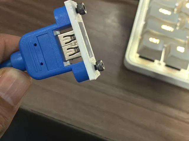 Panel Mount USB Extension Cable