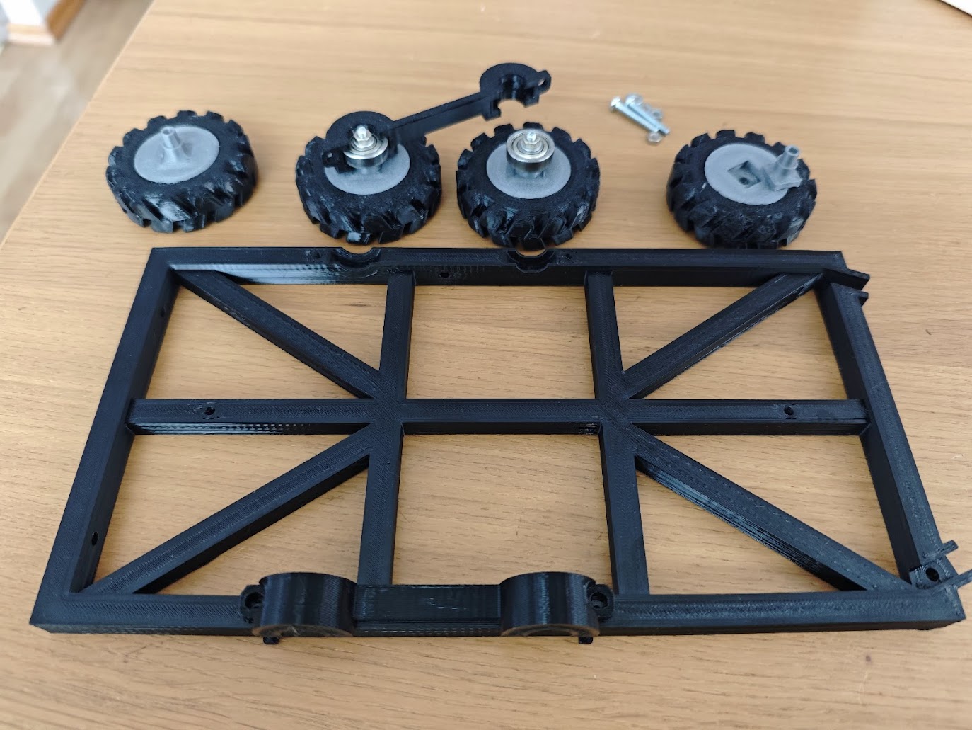 Bearing wheel mount for MN82 Trailer