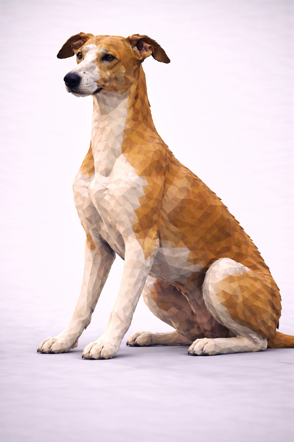 Greyhound Low Poly