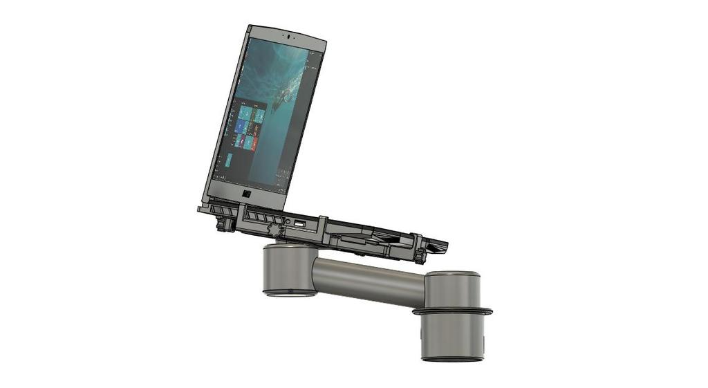 Cup Holder Laptop Stand by Donnie Download free STL model