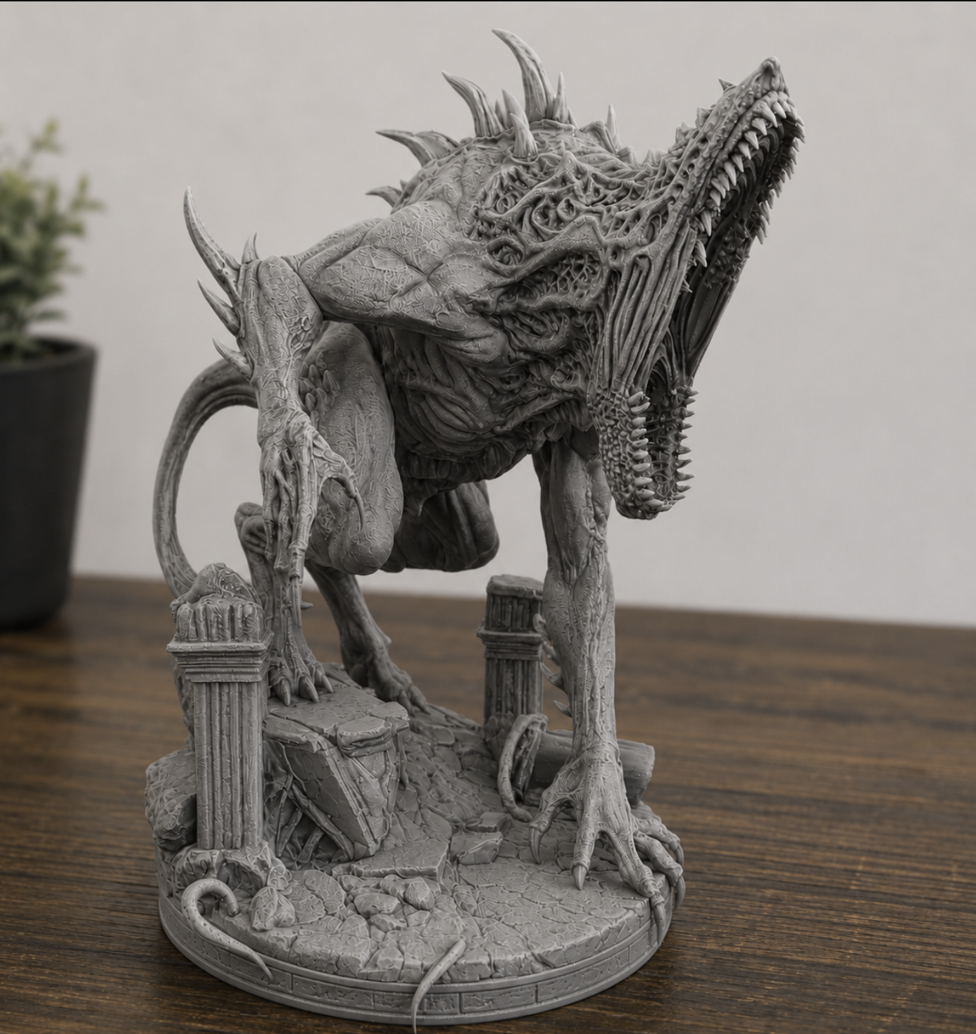 Riftmaw Horror Statue