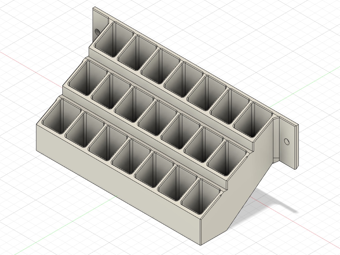 CNC Router Bit Holder - Wall Mount by djos_1475 | Download free STL ...