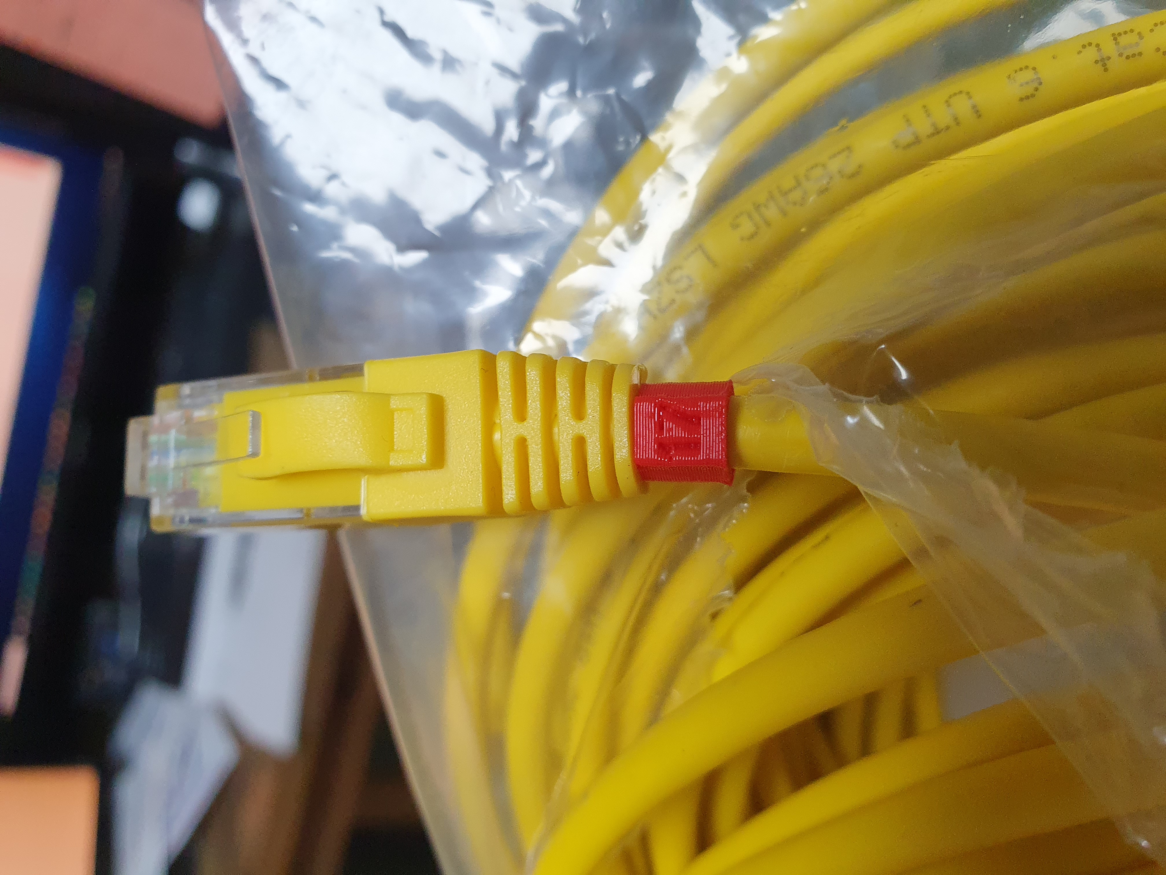 Ethernet cable clip