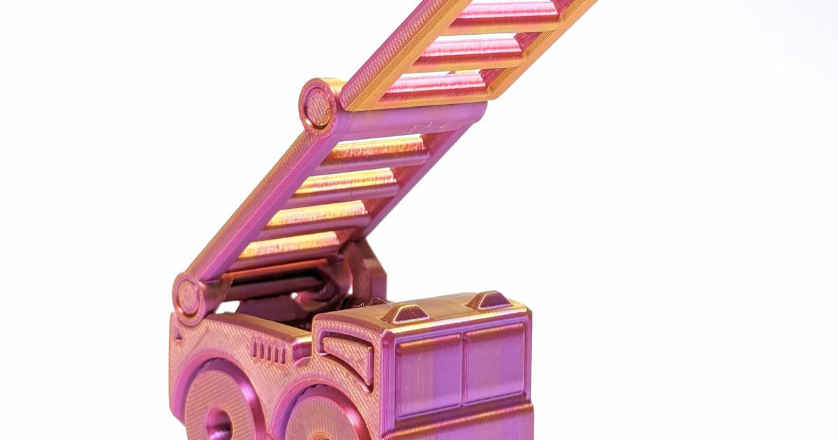Flippy Ladder Firetruck Filament Stories and HotMakes by Clockspring