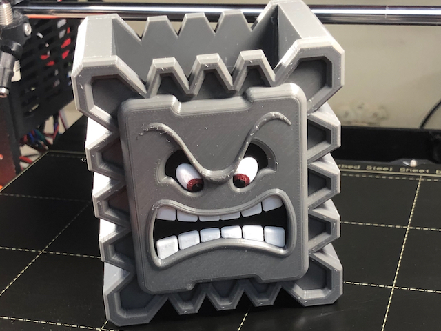 Thwomp Pencil holder (MMU)