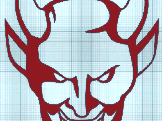 HORNED DEVIL - WALL ART