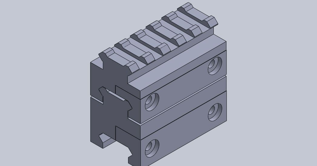 Picatinny Riser by nightfox90 | Download free STL model | Printables.com