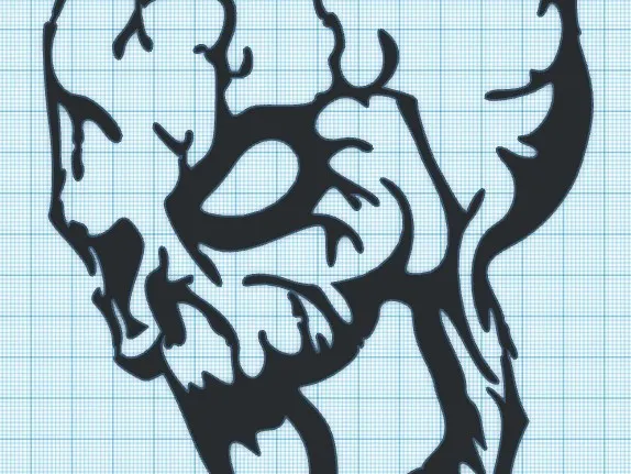 CRACKED SKULL - WALL ART