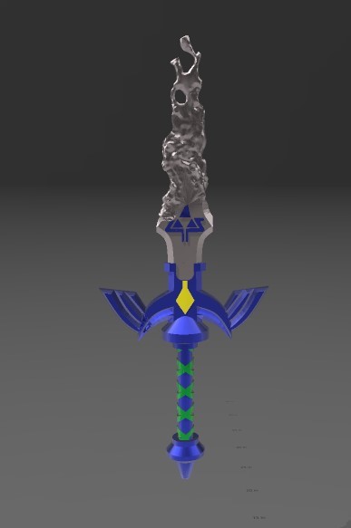 Damaged Master Sword TotK By ReProps Download Free STL Model   Large Display D7376106 B501 409f Ae0b 780371862e9f 488238 