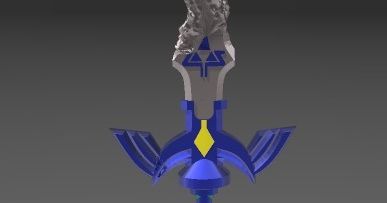 Damaged Master Sword TotK by ReProps | Download free STL model ...