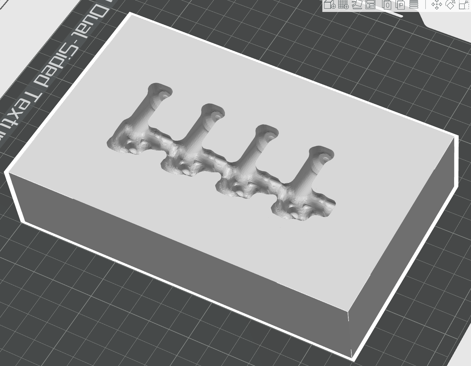 Fixture With fractal pattern