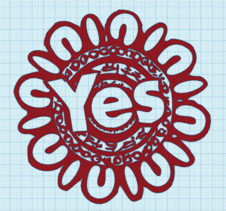 YES 23 - VOICE - LOGO by Ogama Industries | Download free STL model