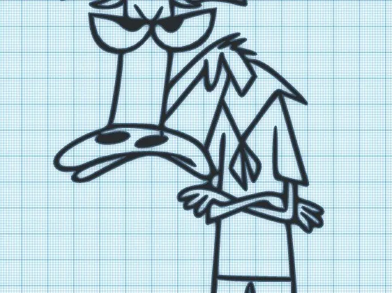 lumpus - camp lazlo - wall art
