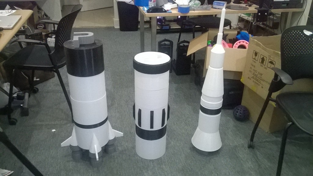 Miniatura 3 do modelo 3D Saturn V Rocket