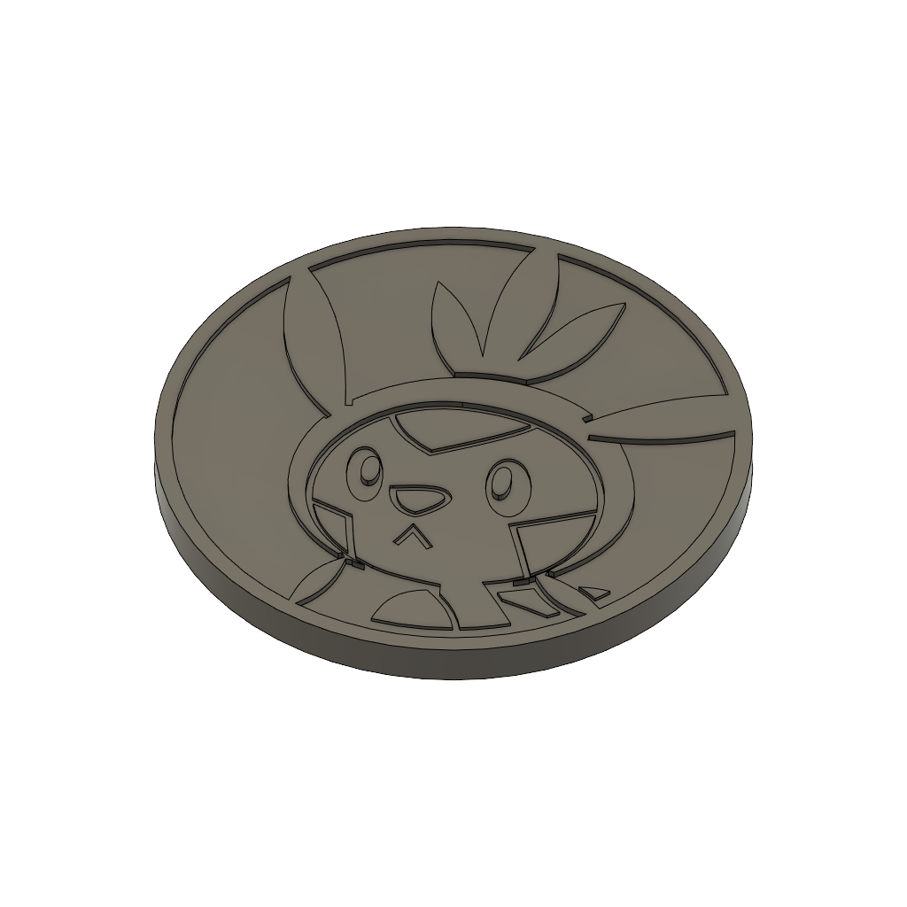 Chespin Community Day coin