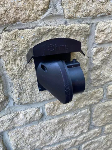 Type 2 EV holder 90º Adaptor (Ohme Pro)