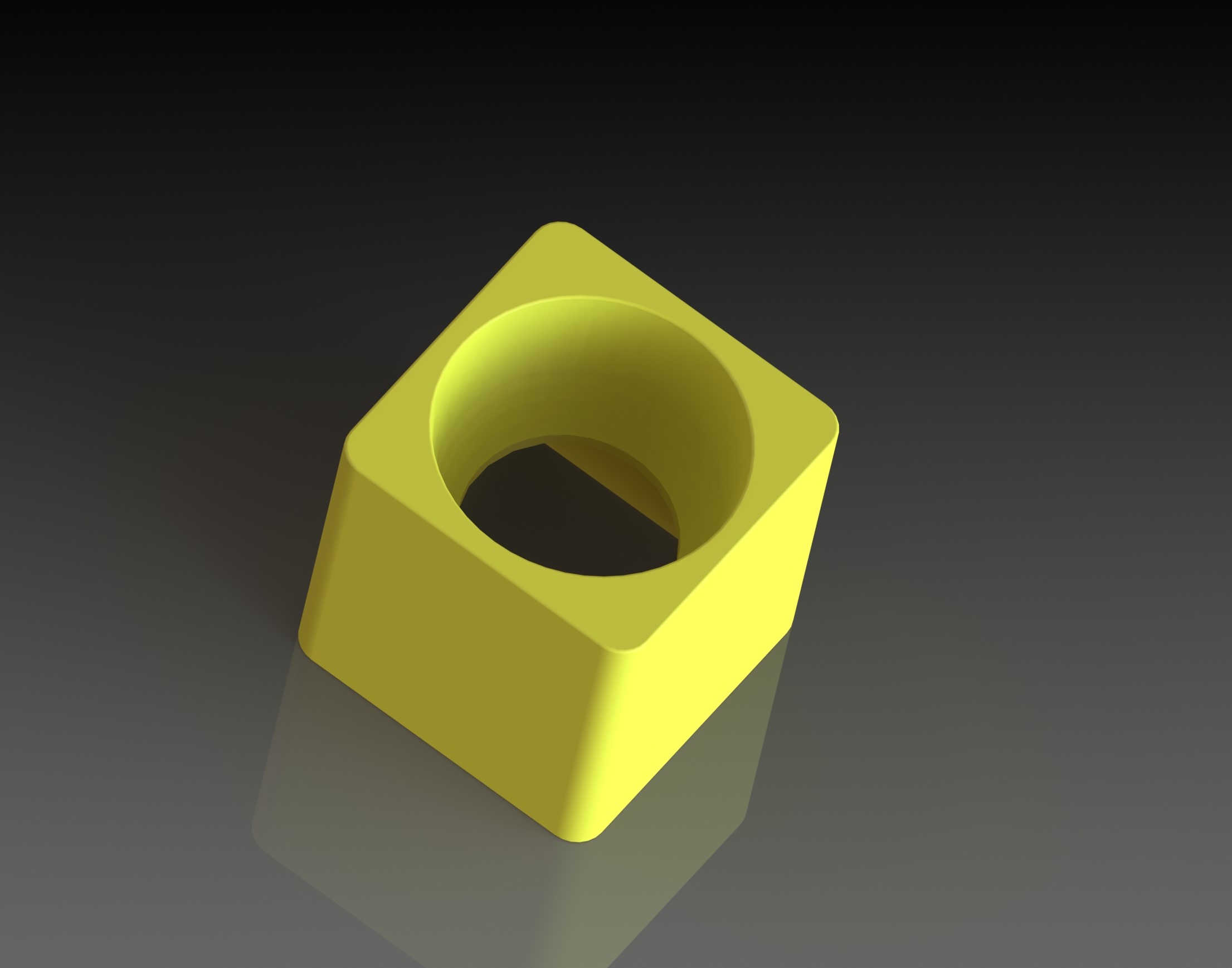 Miniatura 2 do modelo 3D egg cup cube