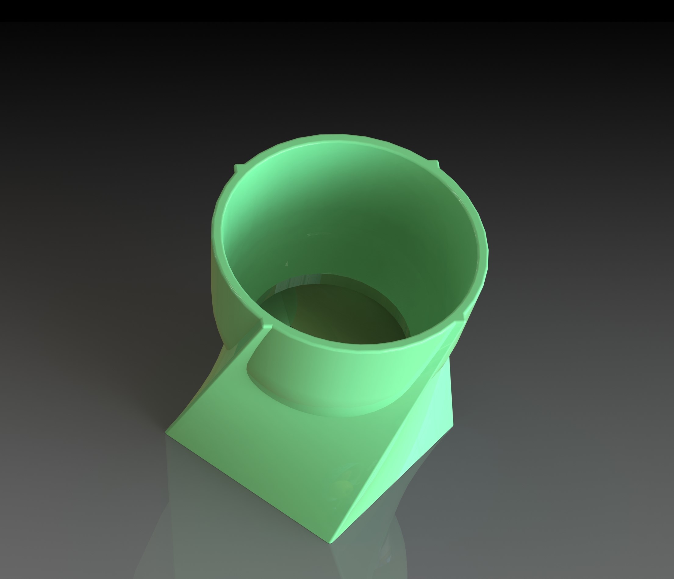 Miniatura 2 do modelo 3D egg cup Twisted