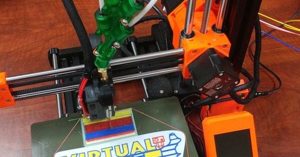 3D Chameleon Mk2 Prusa Mini Mounts by wjsteele | Download free STL ...
