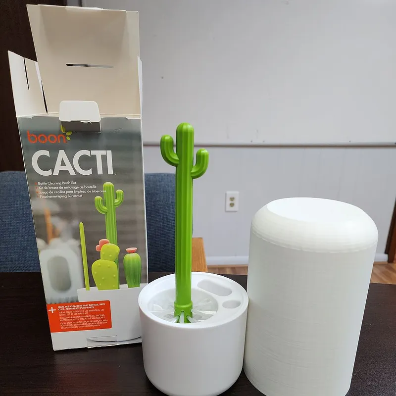 Cactus Straw Topper STL File for 3D Printing 