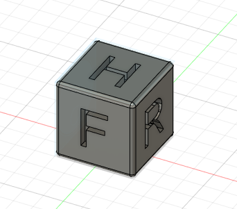 HFR Calibration cube