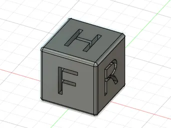 HFR Calibration cube