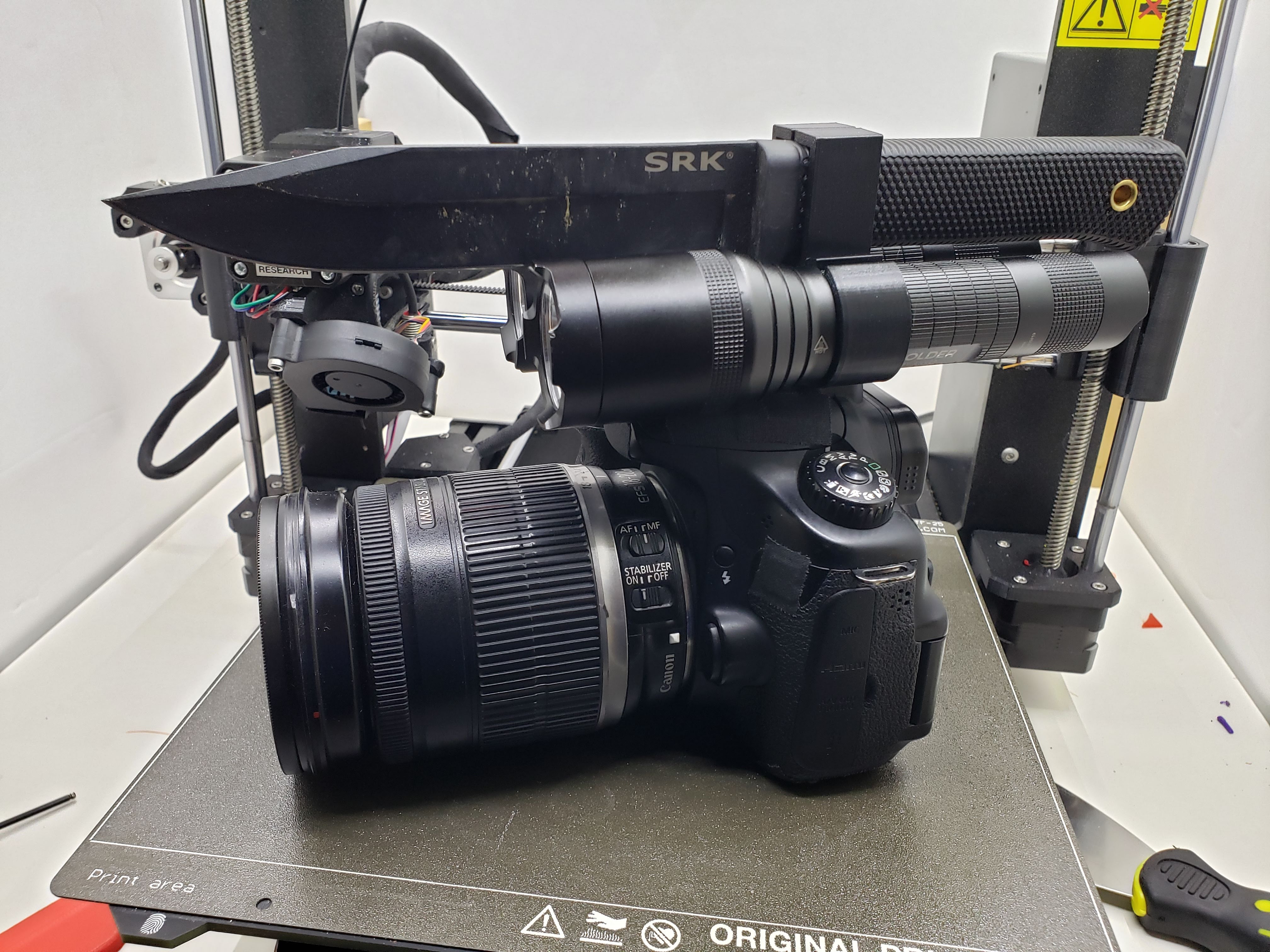 Camera Knife and Flashlight mount by Eric | Download free STL model ...