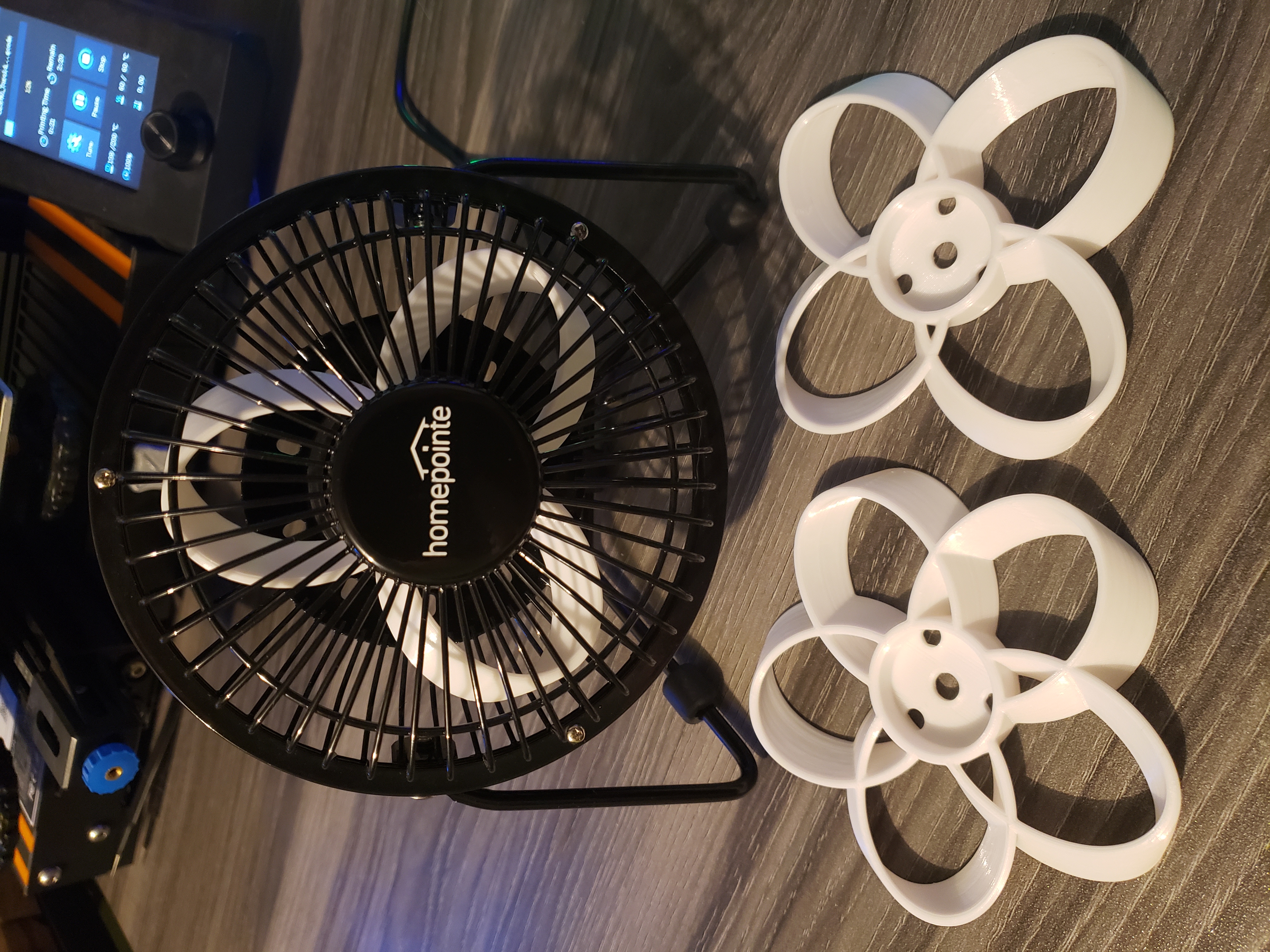 Toroidal Blade For Desk Fan
