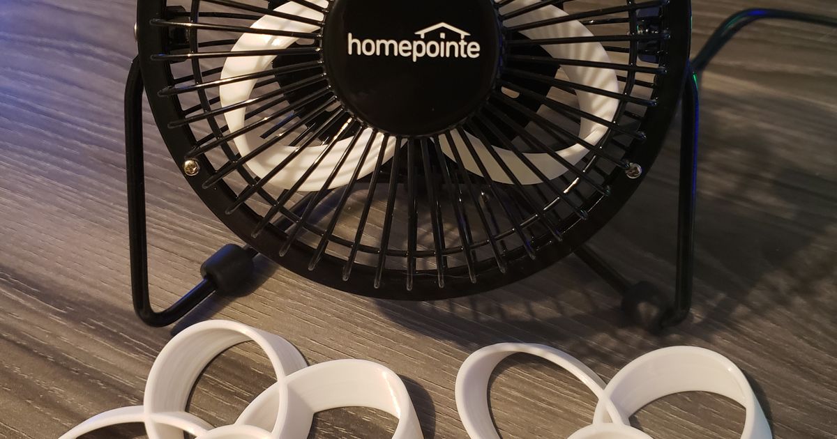 Toroidal Blade For Desk Fan by Owen Grubb Download free STL model