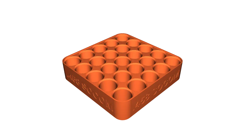 .458 SOCOM Stacking Loading Block by brass_ring | Download free STL ...