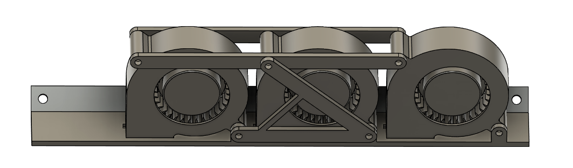 Ender 3 S1 Aux Cooling Triple 5015s V1