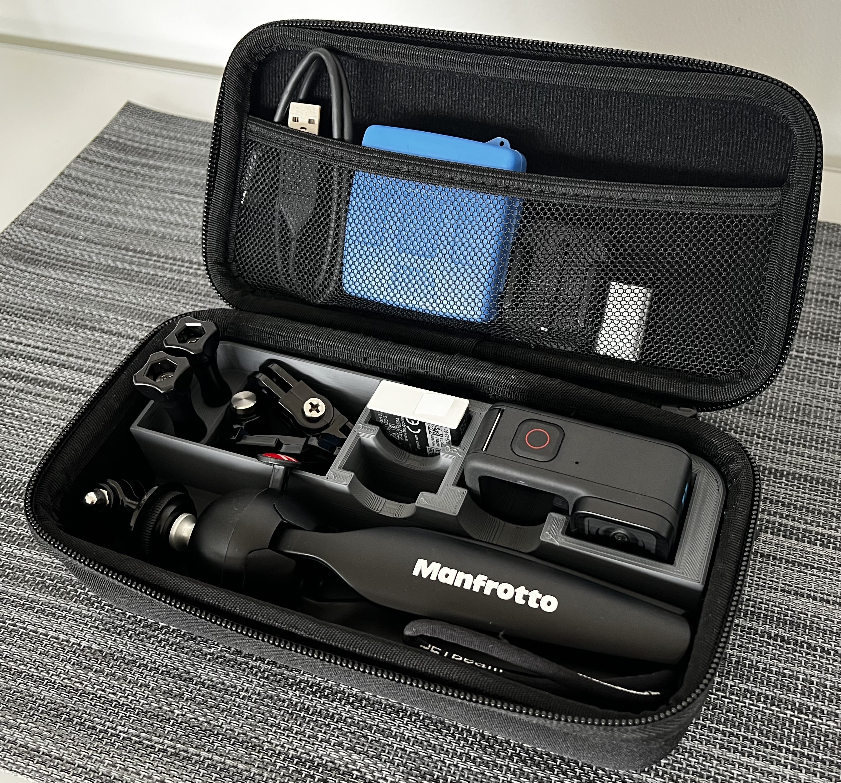 GoPro Hero 9 // 10 // 11 // Hard Shell Case Organizer