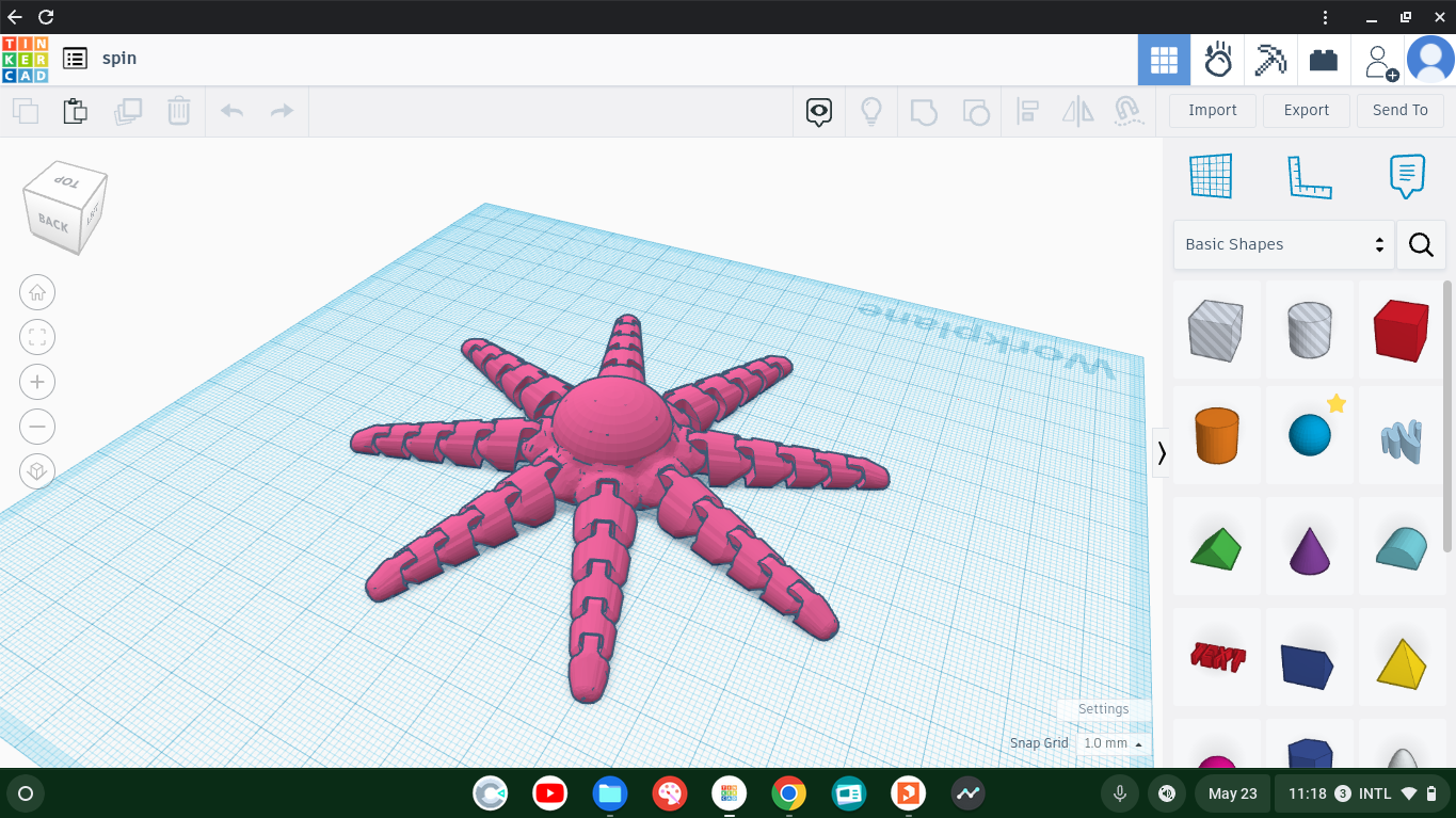 spin ing octopus