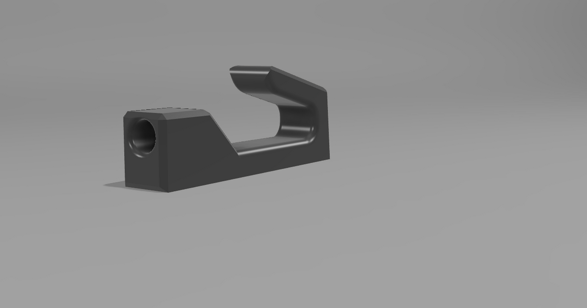 Bungee Cord Hook v1 by Cmottiv Download free STL model