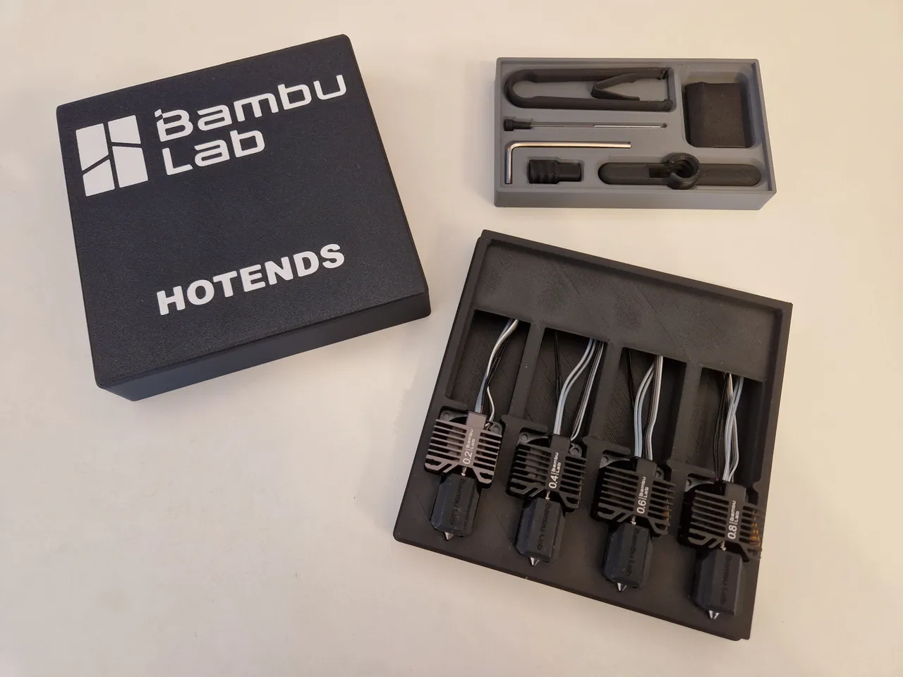 Bambu Hotends Box with different Trays by cHaOt166