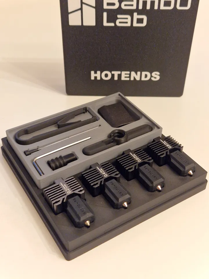 Bambu Hotends Box with different Trays by cHaOt166