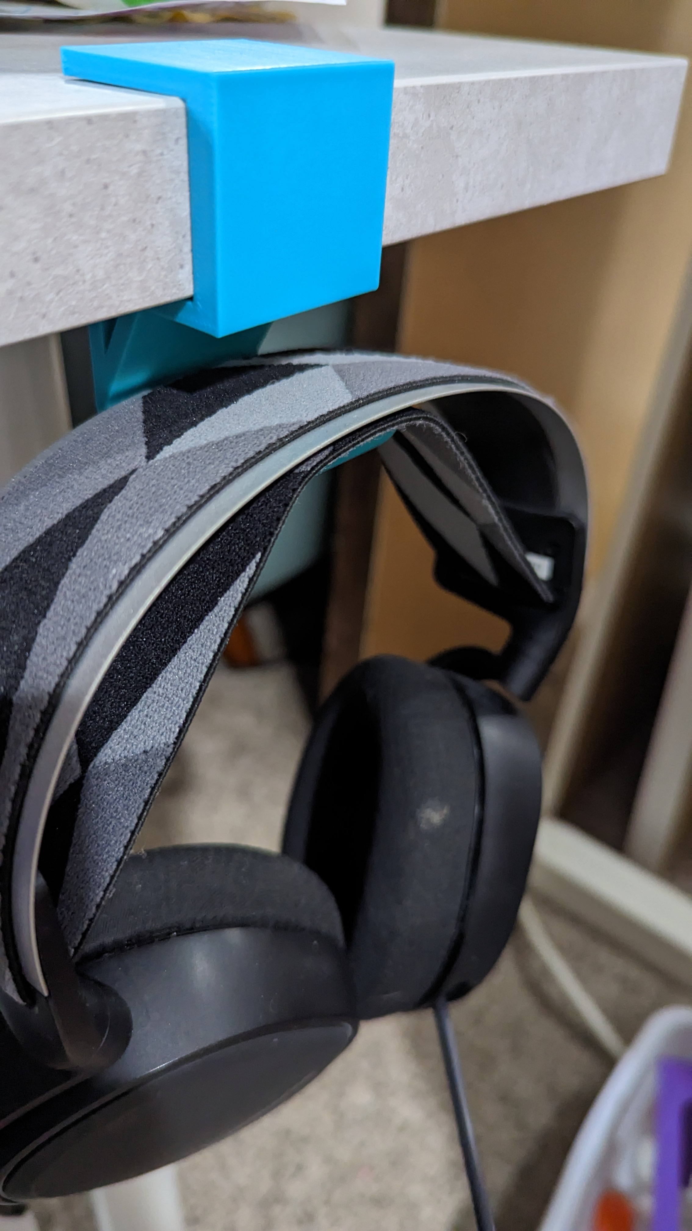 Ikea Desk / Countertop Headphone Hook (EKBACKEN) by Nathan Holtz