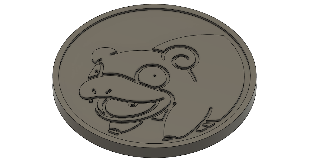 Slowpoke Community Day coin by sowiszcze | Download free STL model ...