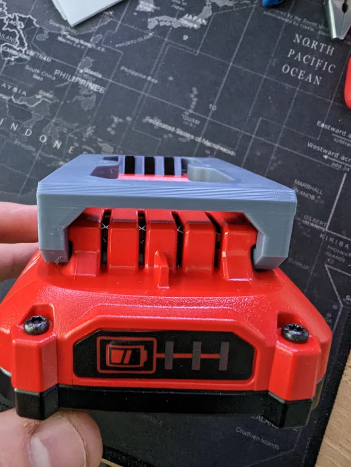 Craftsman Battery Mount / Holder by Ben Rigsby | Download free STL ...