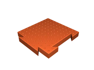 22 cm Crochet blocking board in parts for printing on Prusa Mini