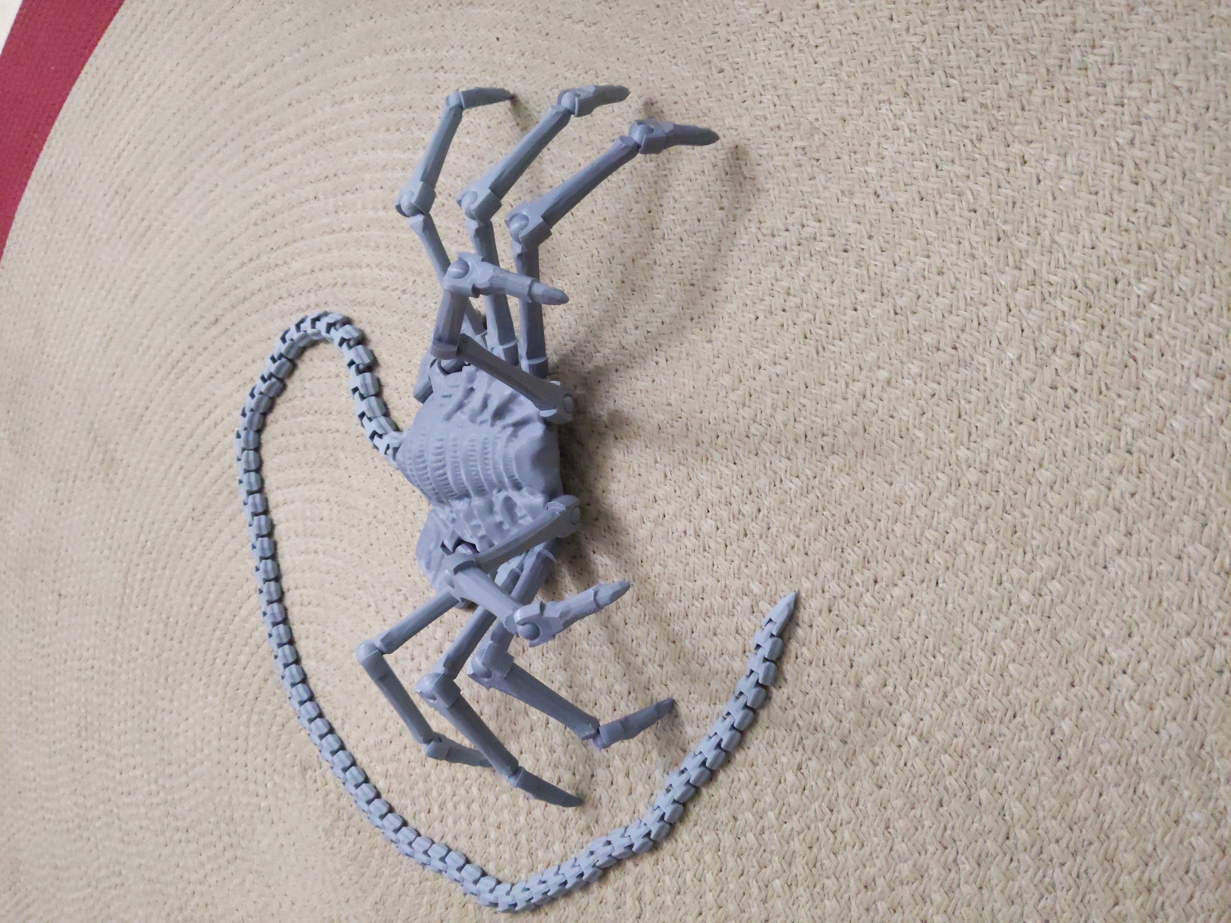 Wearable Alien Facehugger Mask 3D model thumbnail