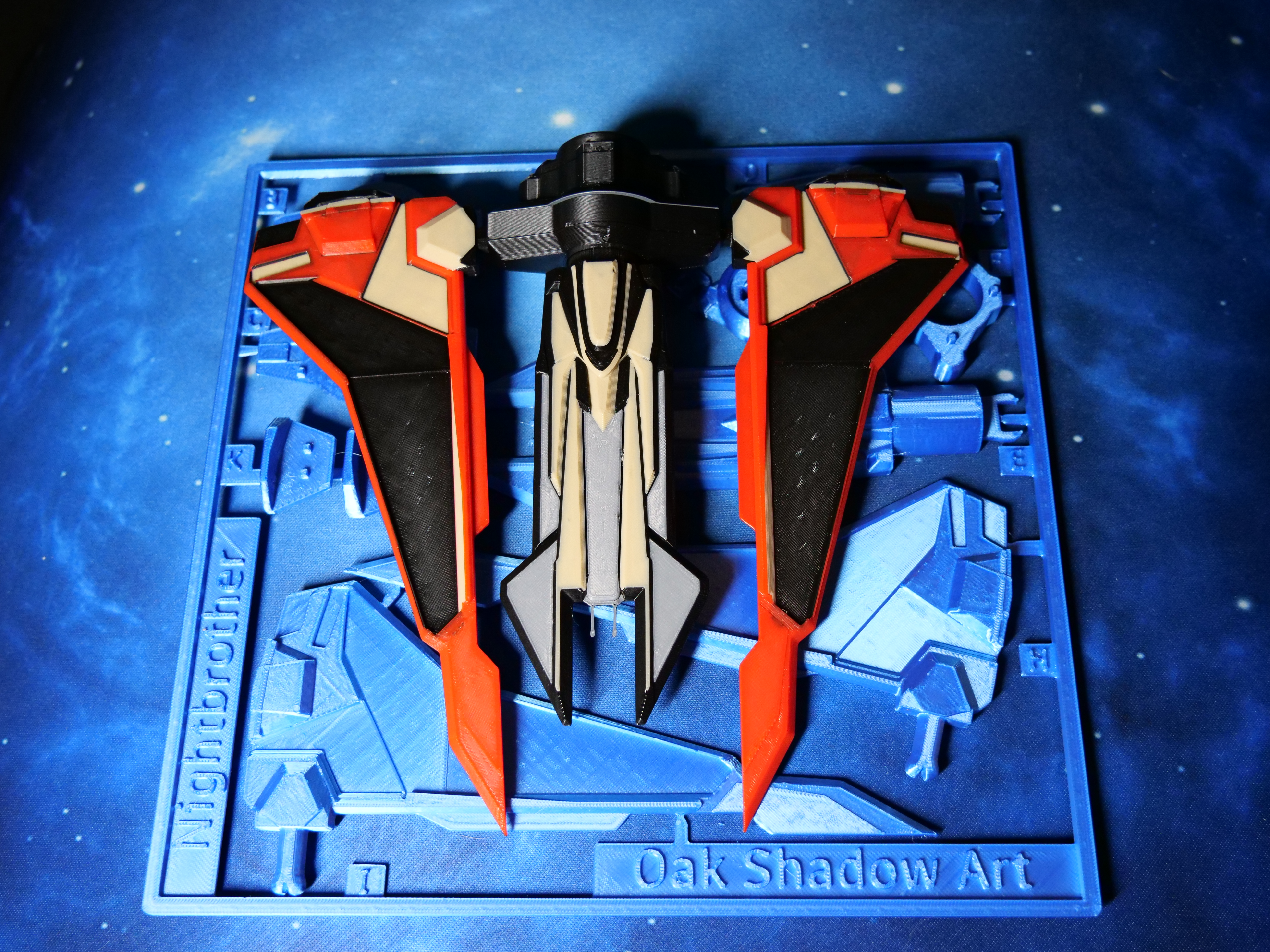 Star wars Kom'rk-class fighter/transport Kit card